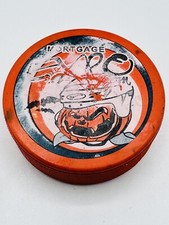 NY Islanders Mortgage Expo Halloween Pumpkin Hockey Puck