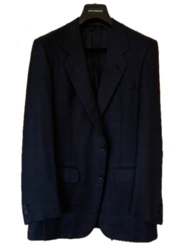d'AVENZA for BEALE & INMAN Sz 38 Fully Canvassed Silk-Wool Sport Coat - HANDMADE