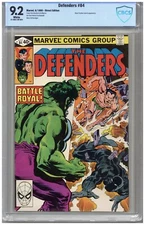 Defenders  # 84   CBCS   9.2   NM-   White pgs  6/80  Black Panther cover & App.