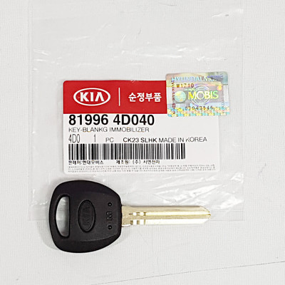 Genuine Kia Grand Carnival Blank Transponder Key 81996 4d040 for