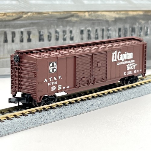 Carro de carga Atlas escala N 3627 Santa Fe El Capitán 50' doble puerta ATSF 10799 | Zustand: Used
