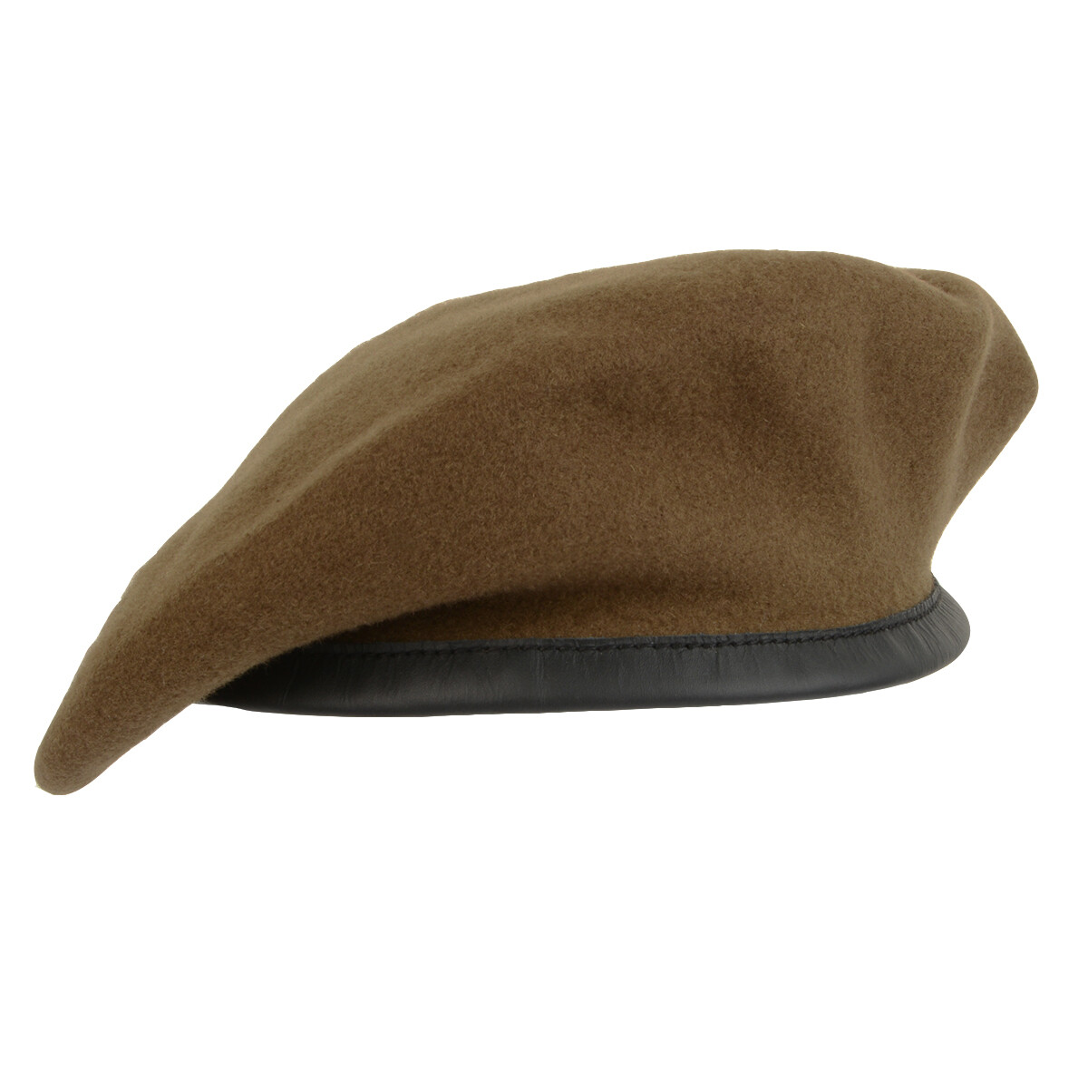 3254 Us Army Style Berets, 100% Wool British Military Berets For Men, British US Army Special Forces Wool Beret UKSF USSF Blackish  main image 2
