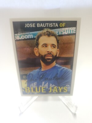 Jose Bautista Blue Jays 2016 Topps Heritage Chrome #THC-431 /999