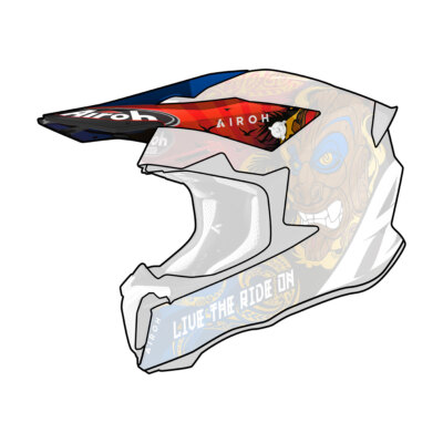 Airoh Twist 2.0 Tiki Glossy Helmet Frontline