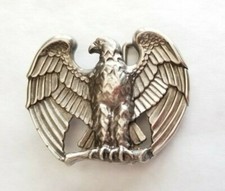Vintage AVON metal cut out Belt Buckle Majestic Patriotic American Eagle