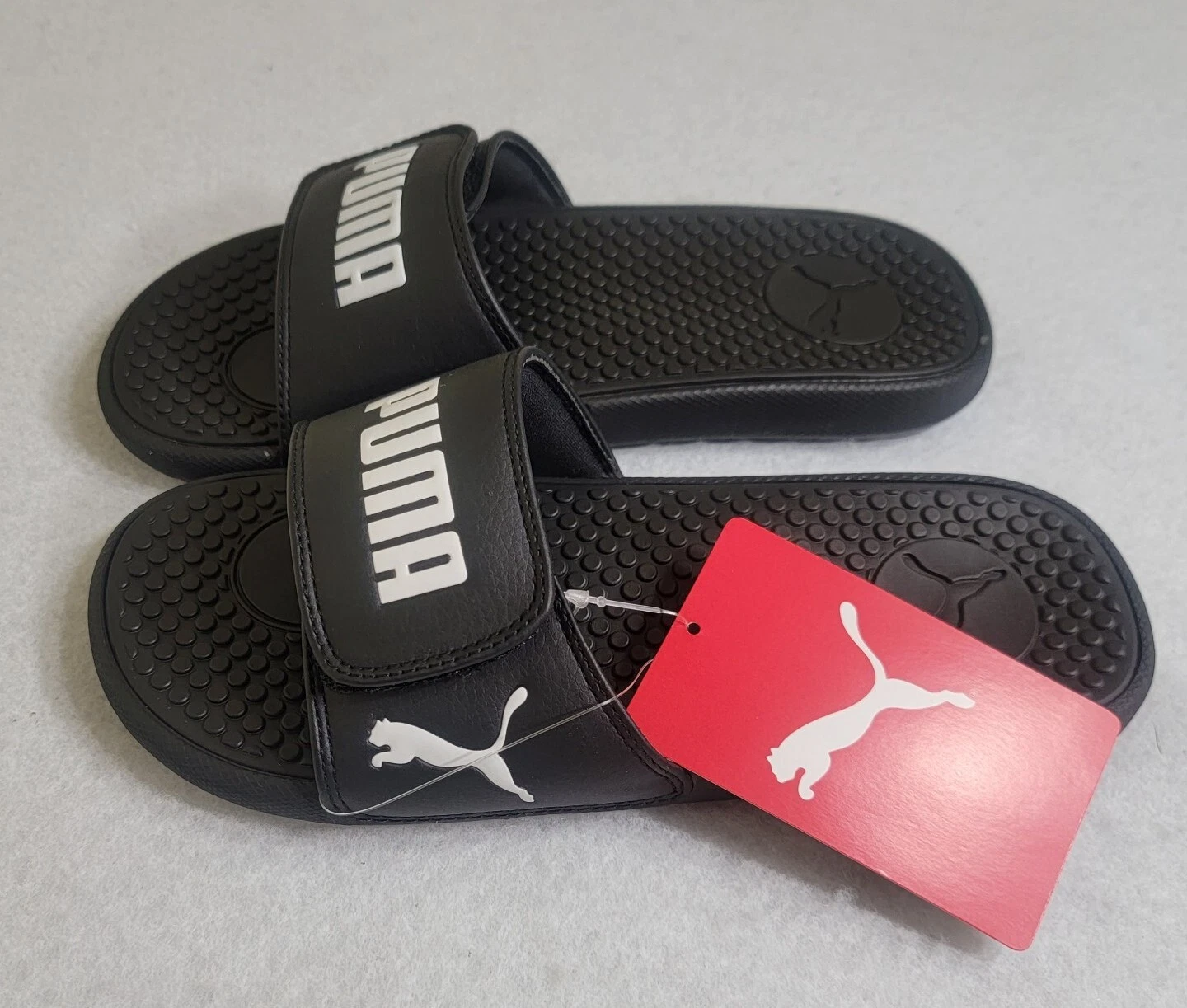 Sandali sportivi PUMA da donna Cool Cat Slip On neri bianchi taglia 10