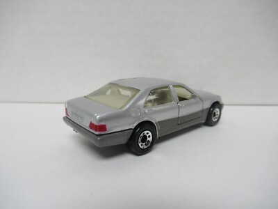 1992 Matchbox Silver Mercedes-Benz 600SEL Front Doors Open 1