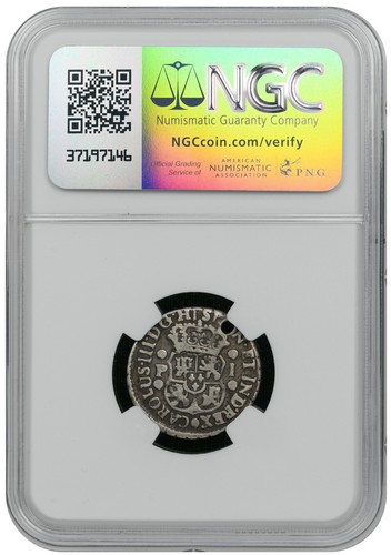 1768 G P Guatemala Real NGC VF Details Holed - Picture 3 of 4