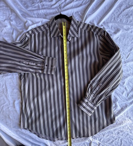 Robert Graham Hemd Herren 2XL Lila Classic Fit Gestreift Bestickt Flip Cuff - Bild 3 von 10
