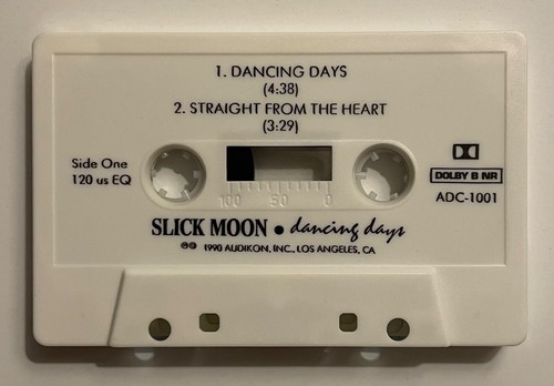 SLICK MOON Dancing Days RARE FREESTYLE CASSETTE 1990 Synth Electro Private HEAR! - Picture 5 of 5