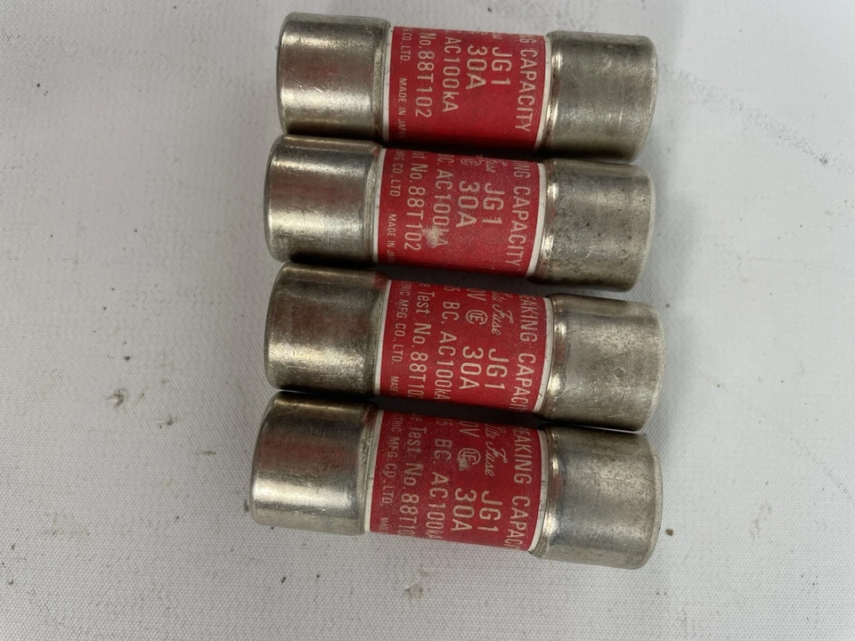 LOT OF 4 CELLO - LITE HIGH BREAKING CAPACITY FUSE, JG1, 30A, 600V, JG1-30A - Image 3 of 4