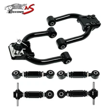 Front Upper Control Arms + Rear Camber Toe Arm Kit For Honda Civic EK 1996-2000
