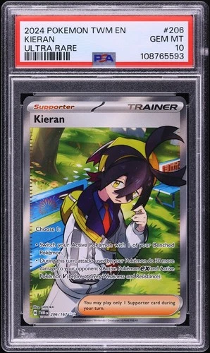 Kieran 206/167 Sv06: Twilight Masquerade Holo PSA 10