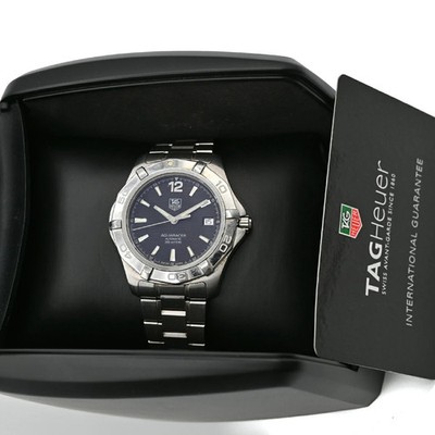 TAG HEUER WAF2110 Aquaracer Date Watch Automatic Used