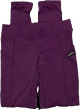 Kerrits Ice Fil Full Seat Tech Tights Pants Women's Medium Raisin Equestrian￼