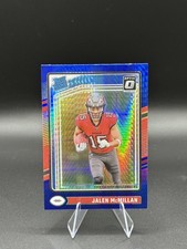 2024 Panini Donruss Optic - Rated Rookie Jalen McMillan #239 Blue Hyper Prizm