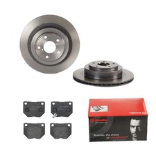 BREMBO BREMSSCHEIBEN Ø290MM + BREMSBELÄGE HINTEN FÜR SUBARU IMPREZA JAGUAR 