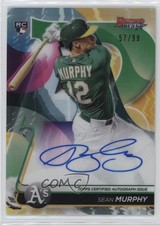 2020 Bowman's Best of Green Refractor 57/99 Sean Murphy #B20-SM Auto 0p4n
