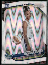 2025 Prizm WNBA Aziaha James #141 RC White Seismic Wings BB840