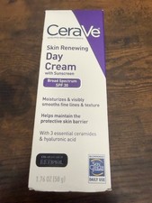 Cerave SPF 30 Skin Renewing Day Cream - 1.76oz Exp 03/28