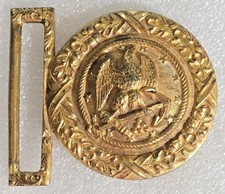 Vintage USA American Eagle Stars Coin Style Classic Retro Belt Buckle