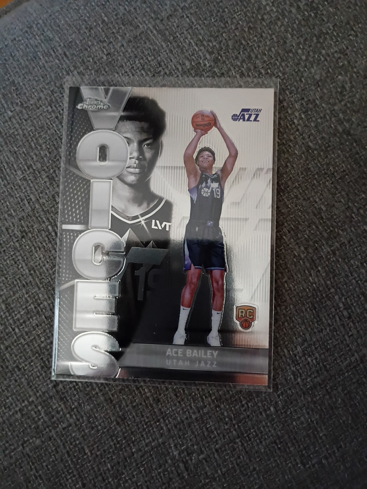 Ace Bailey 2025-26 Topps Chrome Voices RC Insert #VS-10