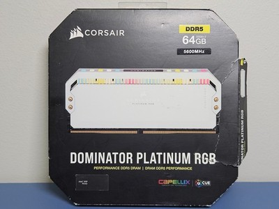 Corsair Dominator Platinum RGB performance DDR5 DRAM 64GB (32GBx2) - New