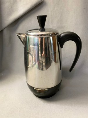 Vtg Farberware Electric Superfast Coffee Percolator #138B 2-8 Cup Made In USA