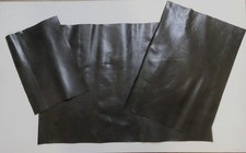 Lederreste Lederstücke Lederzuschnitte Buchbindeleder 0,6 - 0,9 mm graphit grau