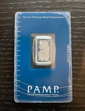 5 Gram Platinum Bar, PAMP Suisse Lady Assay Certificate C007171 3576.90 per troy oz