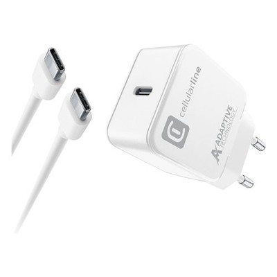 Cellularline USB-C Charger Kit 15W Charges Quickly And Safely