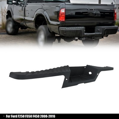 W/ Sensor Hole For Ford F250 F350 F450 2008-2016 Black Rear Bumper Step Top Pad