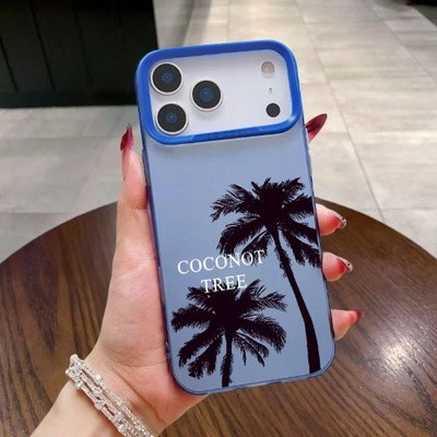 Für iPhone 17 Pro Max 16 15 14 13 Hülle Kokosbaum Sommer TPU Stoßfest Cover