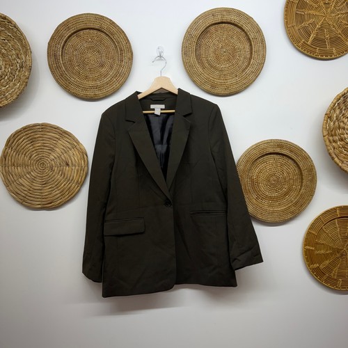 H&M Brown Oversized Blazer Jacket Medium