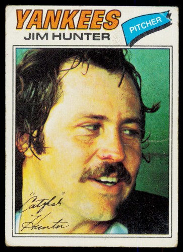 Jim Hunter #280 1977 Topps card