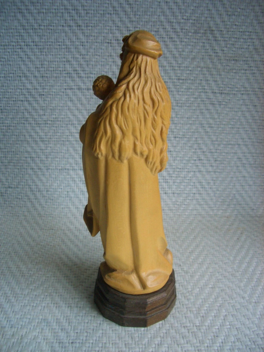 Maria mit Kind Skulptur Lindenholz geschnitzte Madonna