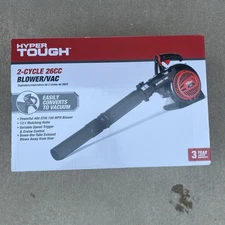 Hyper Tough 150 mph at 400 CFM 26cc 2-Cycle Engine Gas Leaf Blower & Vacuum