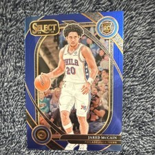 2024-25 Panini Select Jared McCain Rookie Blue Courtside #283 76ers