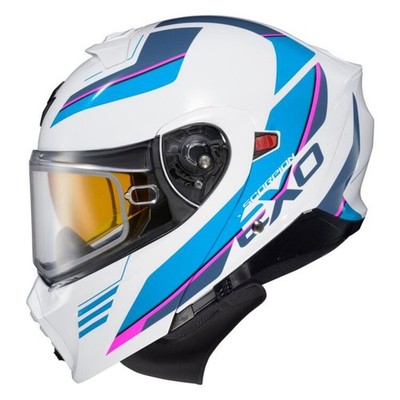 EXO-GT930 Cold Weather Helmet Modulus - White/Blue - XL (Electric) 93-1026-EC