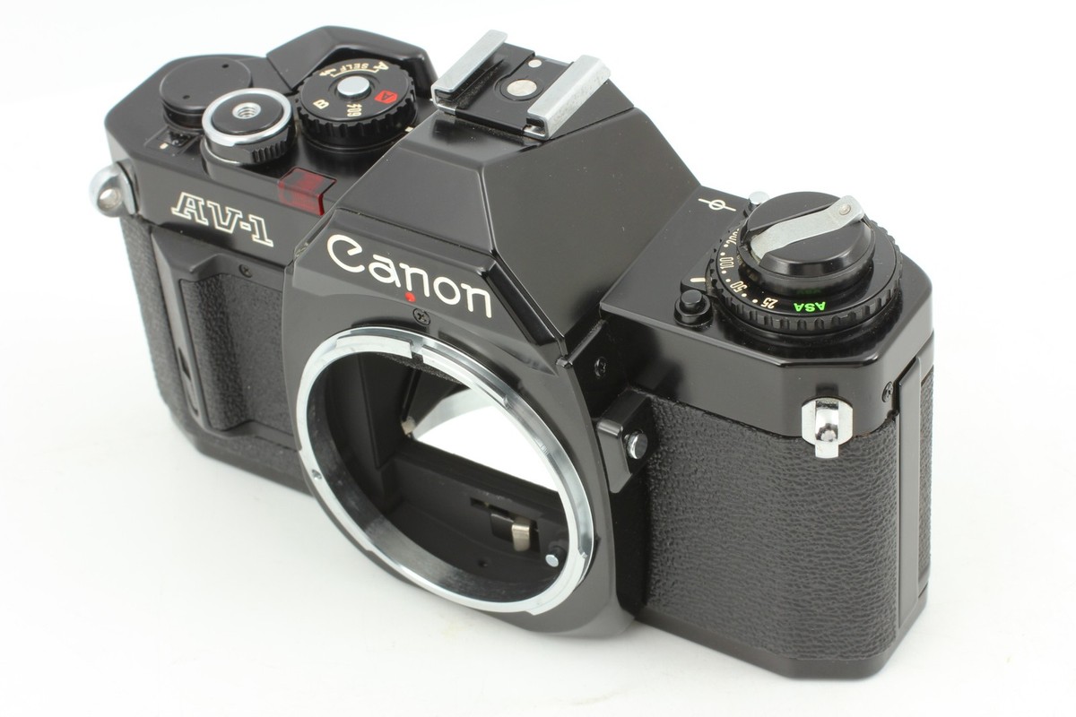 MINT w/ Lens ＆ Flash 】 Canon AV-1 SLR Film Camera New FD