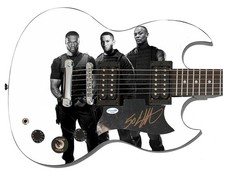 50 Cent Signed Autographed Custom 1/1 Graphics Guitar Eminem Dr. Dre