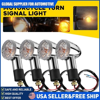 4X Motorcycle Turn Signal Indicator Light For KAWASAKI ZX6R ZX-6RR KLE500 KLE650