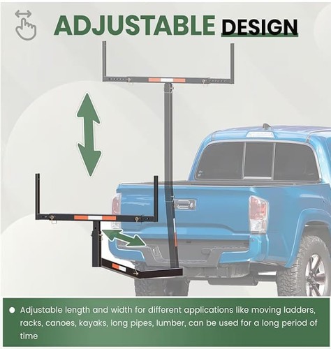 HEAVY DUTY 750lbs Black Bed Extender Pickup Truck Bed Hitch Mount WE SHIP OVERSE