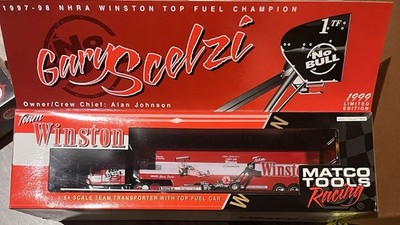  Gary Scelzi 1999 Limited edition 1999 Transporter with Top Fuel Car