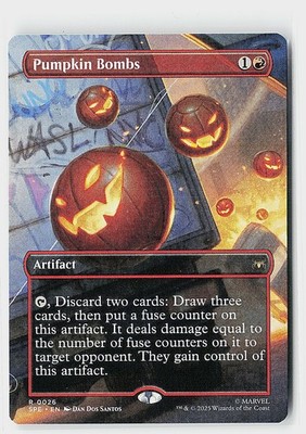 Pumpkin Bombs (Borderless) R Marvel's Spider-Man: Eternal-Legal 26 NM