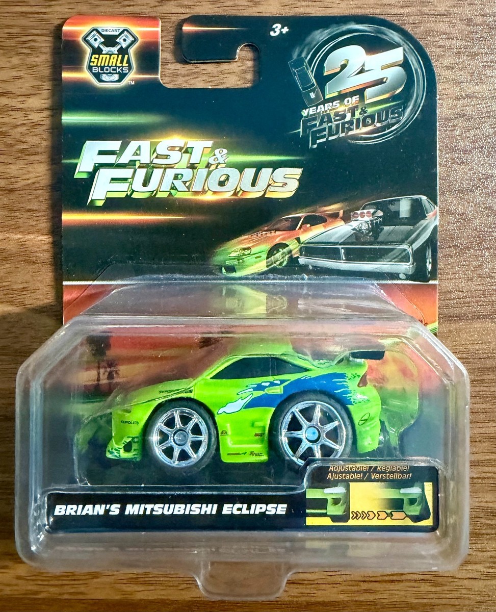 NEW Jada Fast & Furious Small Blocks 1/43 Brian's Mitsubishi