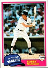 1981 Topps #602 Bobby Murcer