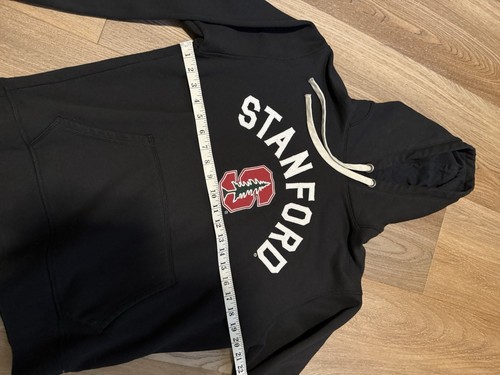 League Stanford Cardinal Pullover Hoodie Black Men's Large Long Sleeve Pockets - Picture 2 of 5