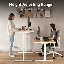 Electric Standing Desk 170 × 60cm Height Adjustable Home Office Computer Working — image 4