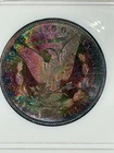 1881S Morgan dollar NGC MS64 with monster reverse toning!